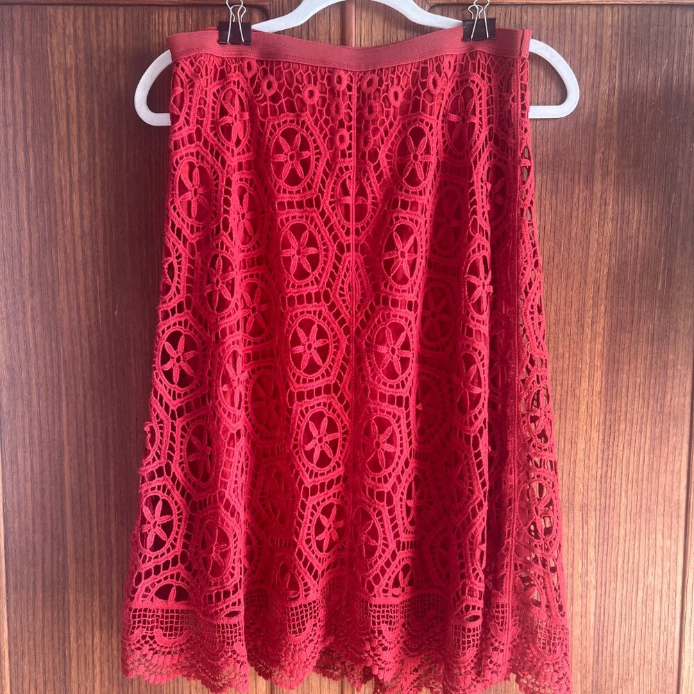 Ella Moss Crochet Skirt (Anthropologie)